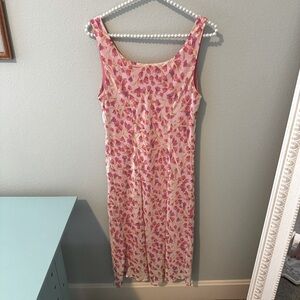 VINTAGE Byer Floral Midi Dress